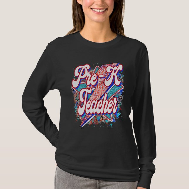 Camiseta El profesor prepara al maestro Lightning Bolt de v (Anverso)