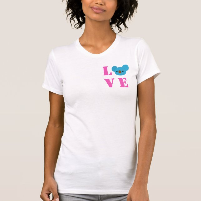 Camiseta El profesor Qkids Shirt Koby Love Pequeño logo (Anverso)