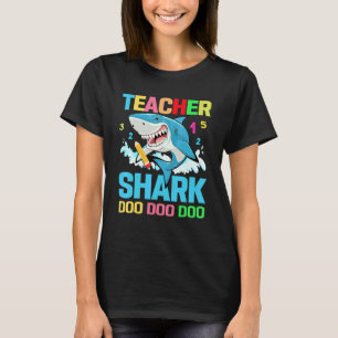 Camiseta El profesor Shark Doo Doo Tu Escuela De Trabajo