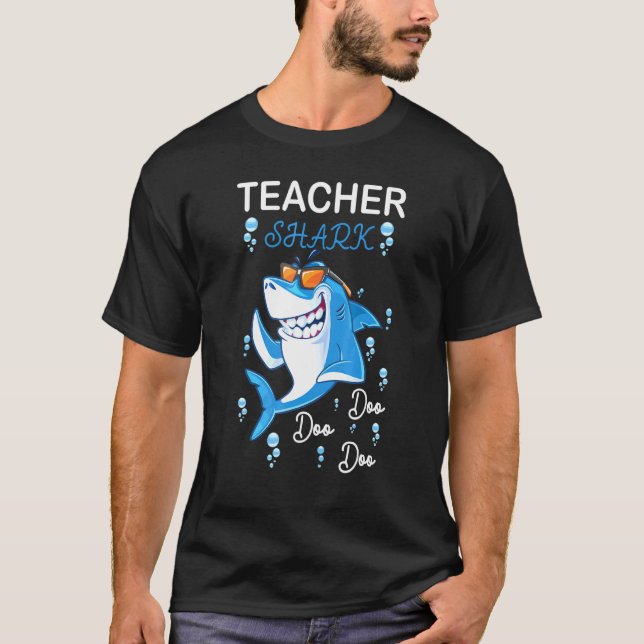 Camiseta El profesor Shark Doo Doo Tu Trabajo (Anverso)