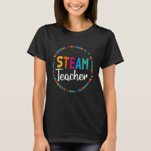 Camiseta El profesor STEAM vuelve a la escuela STEM especia