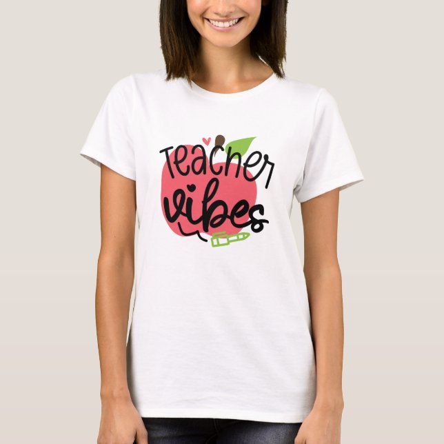 Camiseta El profesor Vibes Apple (Anverso)