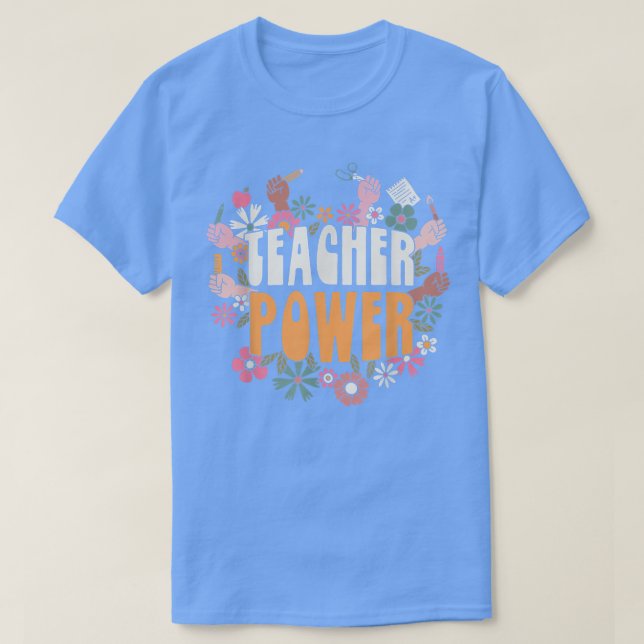 Camiseta El Profesor Vibes De Nuevo Al Profesor De La Escue (Diseño del anverso)