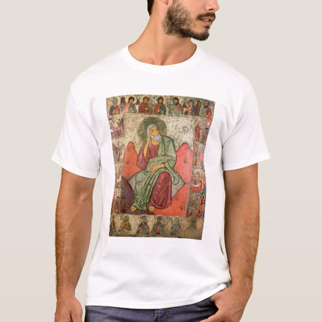 Camiseta El profeta Elías, escuela de Pskov (el panel) (Anverso)
