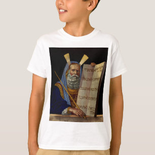 Camiseta El profeta Moisés con los comprimidos de la ley