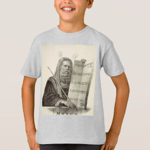 Camiseta El profeta Moisés con los comprimidos de la ley