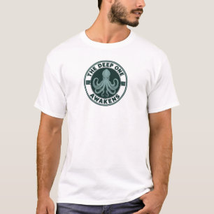 Camiseta El profundo despierta Pulpo Cthulhu Vintage