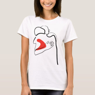 Camiseta El profundo y sincero arte Minimalista