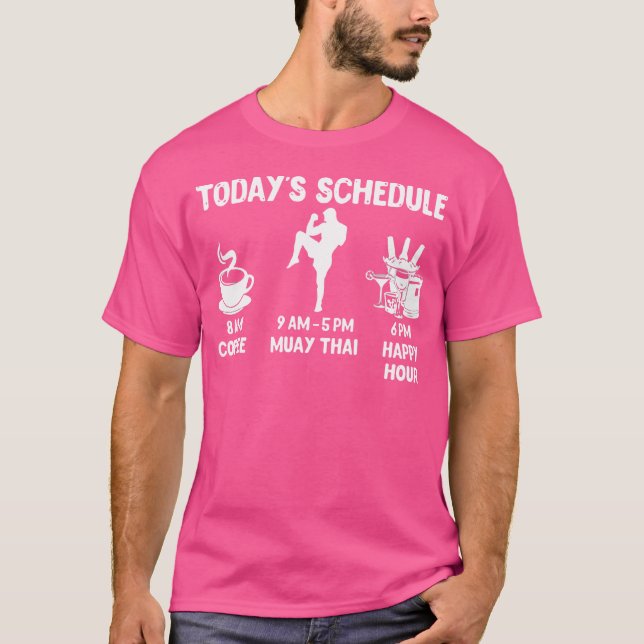 Camiseta El Programa De Hoy Muay Thai. (Anverso)