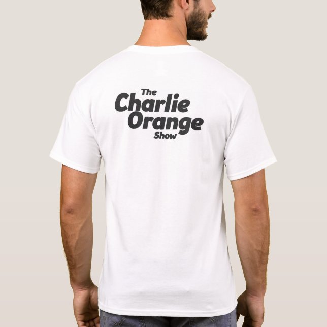 Camiseta ¡El programa de Naranjas Charlie! (Reverso)