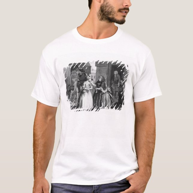 Camiseta El progreso de un Harlot (Anverso)