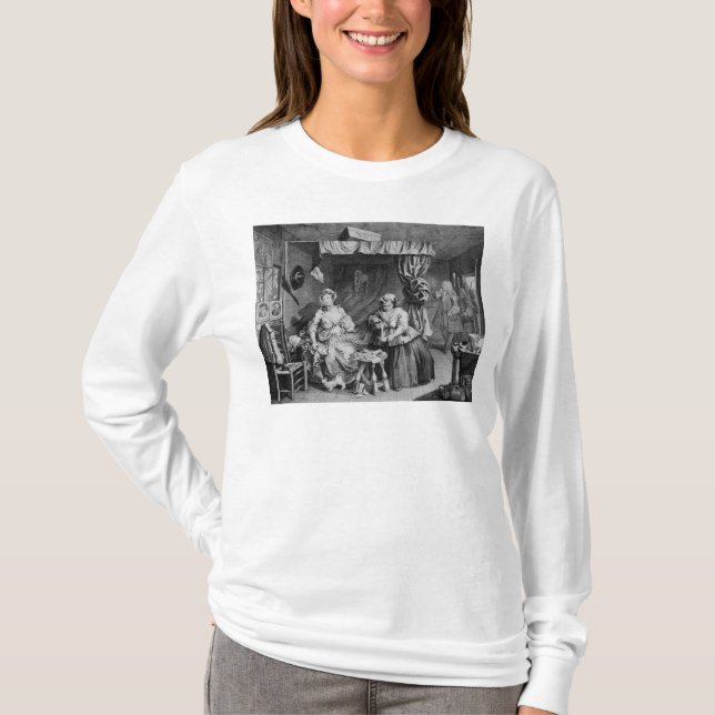 Camiseta El progreso de un Harlot (Anverso)
