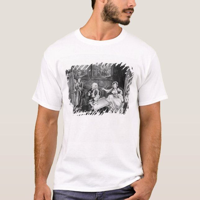 Camiseta El progreso de un Harlot, placa II, peleas (Anverso)