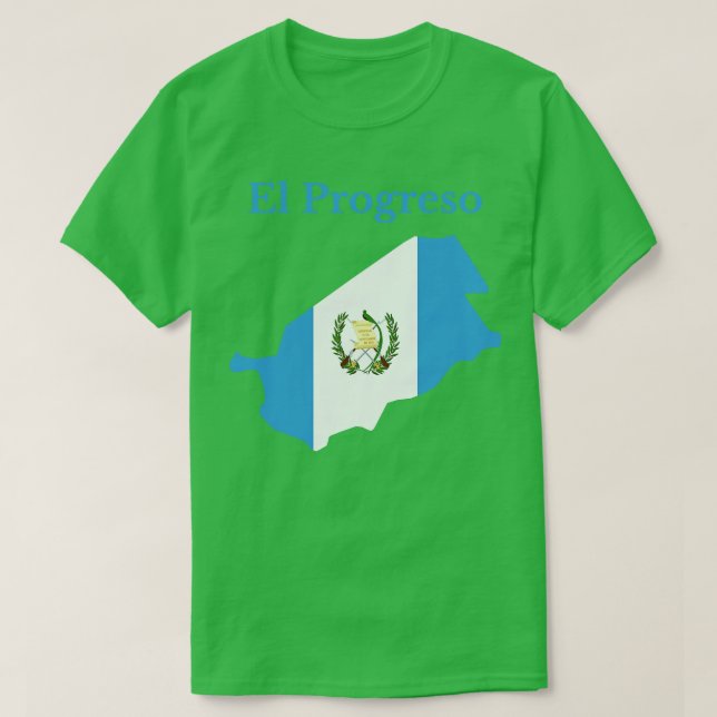 Camiseta El Progreso Departamento Guatemala (Diseño del anverso)