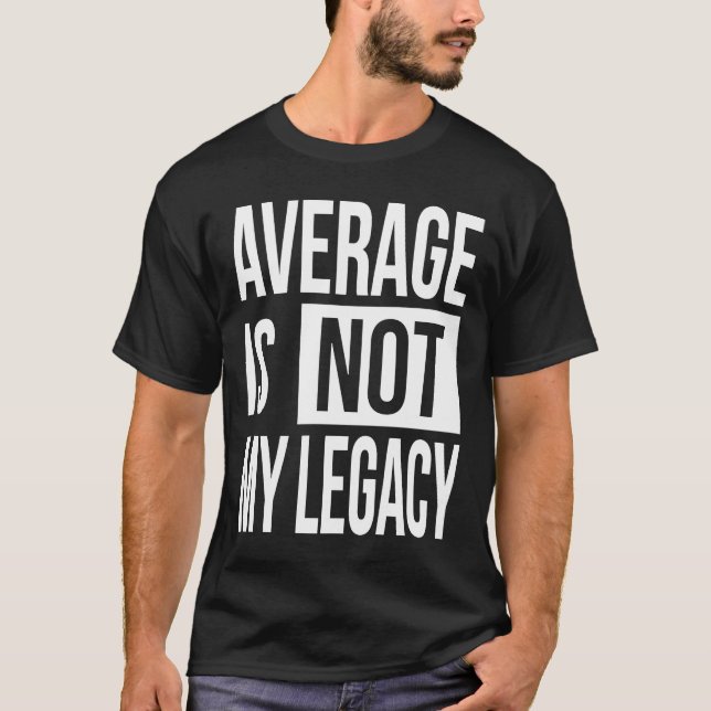 Camiseta El Promedio De Cita Motivadora De Empresarias No E (Anverso)
