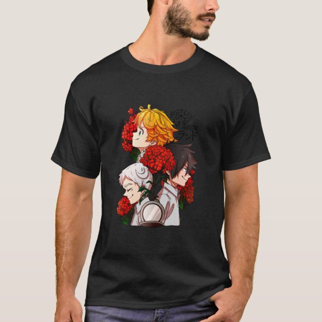 Camiseta El prometido Neverland - Espero que ANIME MANGA PE (Anverso)