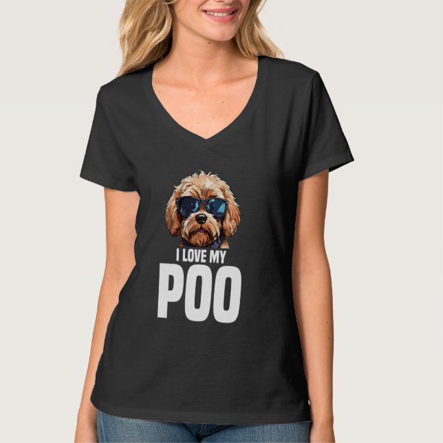 Camiseta El Propietario De Cockapoo Pertenece A La Cachorra (Anverso)