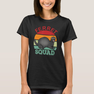 Camiseta El propietario de ferret de Ferret Squad es gracio