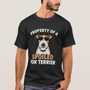 Camiseta El propietario de Fox Terrier Funny Fox Terrier Lo