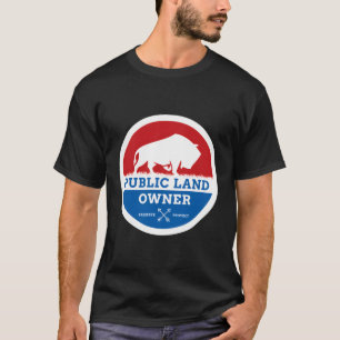 Camiseta El propietario de la tierra pública cacería al air