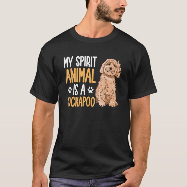 Camiseta El Propietario De Perro Cockapoo Mi Espíritu Anima (Anverso)