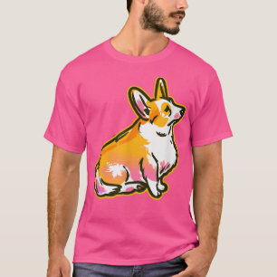 Camiseta El propietario de perros de Pop Art Corgi Pembroke