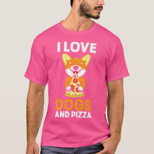 Camiseta El Propietario De Pizza Y Perro Que Amo A Los Perr