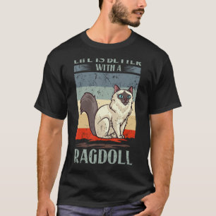 Camiseta El propietario de Ragdoll Cat Kitten