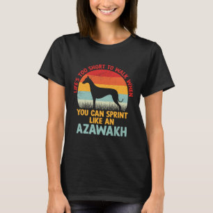 Camiseta El propietario de un perro de Azawakh, Arabian Gre