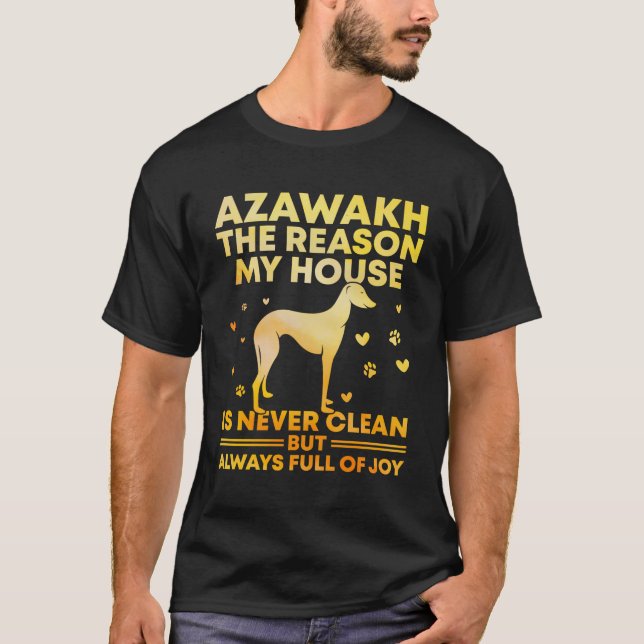 Camiseta El propietario de un perro de Azawakh, Arabian Gre (Anverso)