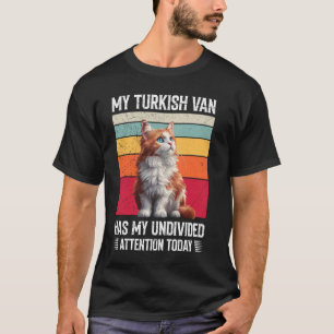 Camiseta EL Propietario DEL Gato MY TURKISH VAN TIENE MI AT