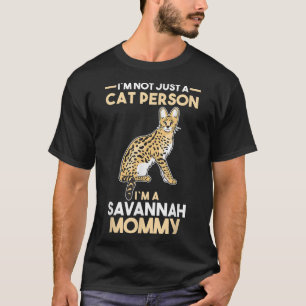 Camiseta El propietario del gato Savannah Mommy