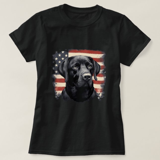 Camiseta El propietario del Laboratorio de Bandera Estadoun (Diseño del anverso)
