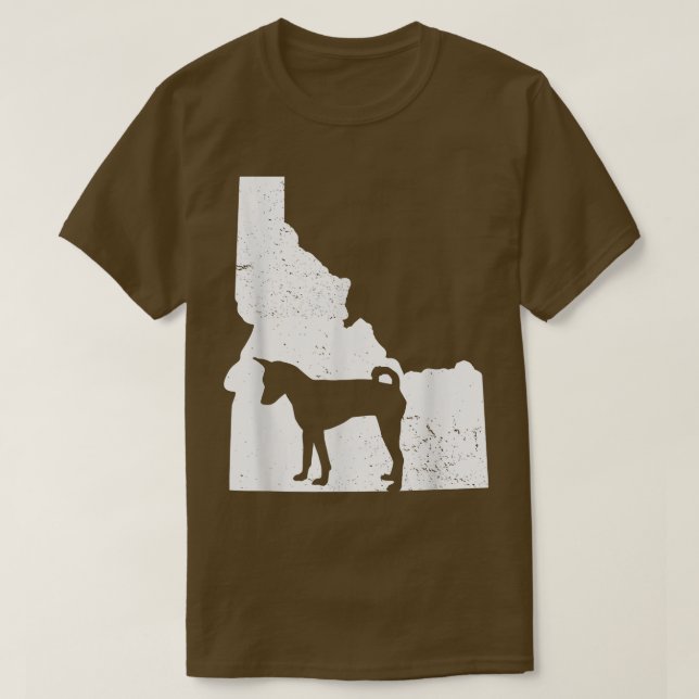 Camiseta El propietario del perro de Basenji, el divertido  (Diseño del anverso)