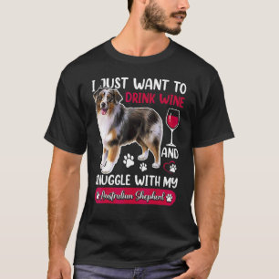 Camiseta El propietario del perro del pastor australiano de