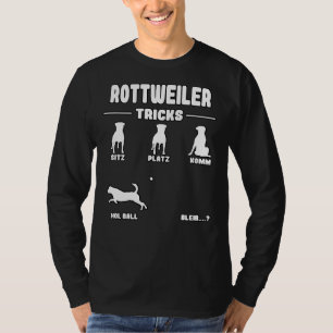 Camiseta El propietario del perro Fan Rottweiler Tricks 2