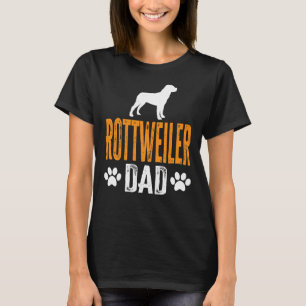 Camiseta El propietario perfecto de un perro rottweiler pad
