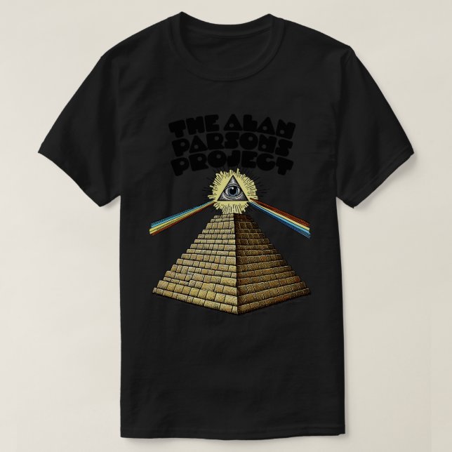 Camiseta El proyecto Alan Parsons, obra de arte de aficiona (Diseño del anverso)