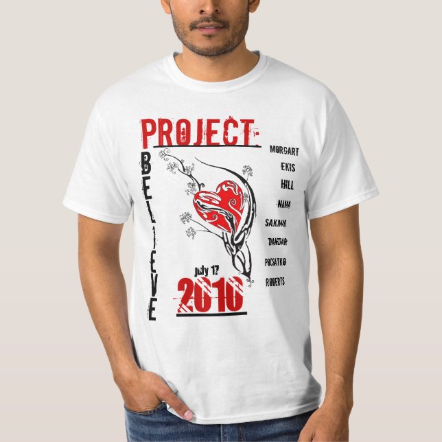 Camiseta El proyecto cree final (Anverso)