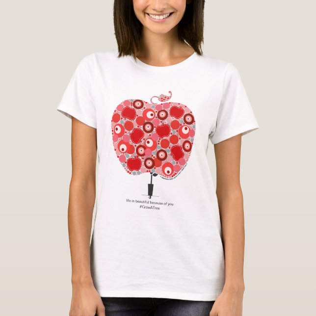 Camiseta El proyecto "Grow A Tree" - Un árbol de Apple (Anverso)