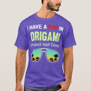 Camiseta El proyecto PHD a medias El papel original el arte