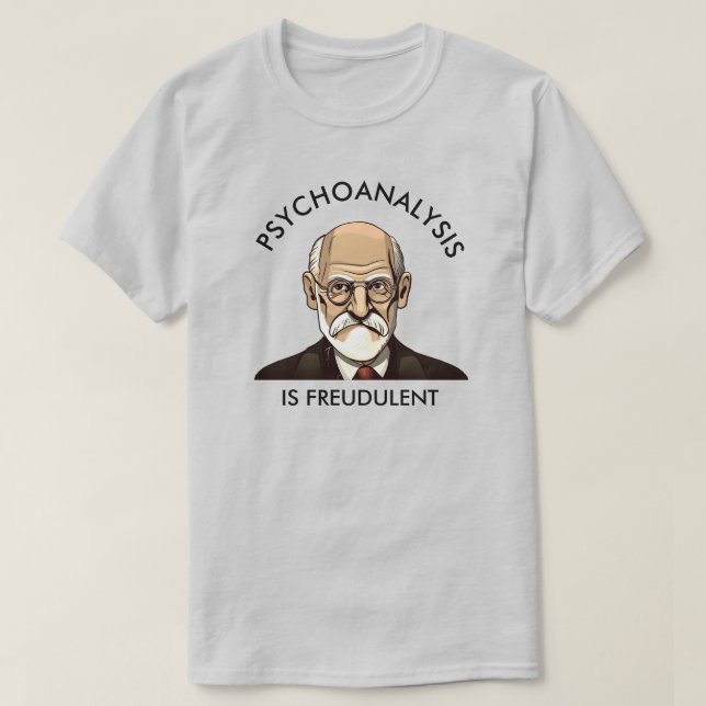 Camiseta El psicoanálisis es freudiano (Diseño del anverso)
