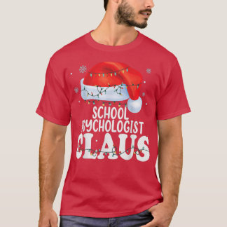 Camiseta El psicólogo escolar Claus Navidades hace un juego