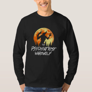 Camiseta El psiquiatra Werewolf Halloween Psych