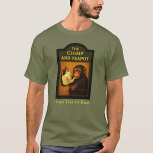 Camiseta El Pub Chimp Y Tetera
