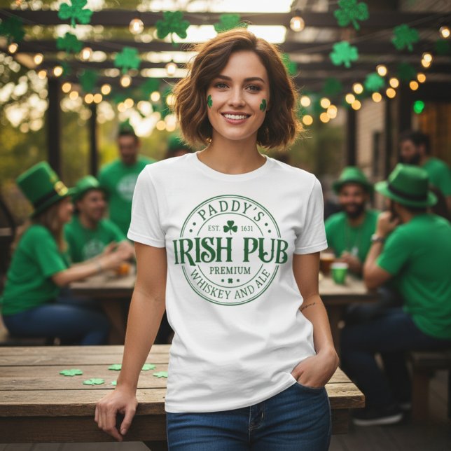 Camiseta El pub irlandés Classic St Patrick's Day Paddy (Classic St Patrick's Day Paddy's Irish Pub T-Shirt)