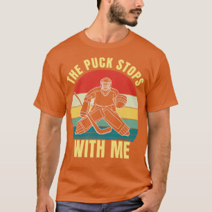 Camiseta El Puck De Cerdo De Hockey Sobre Hielo Se Detiene
