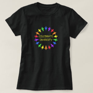Camiseta El pueblo arcoiris celebra la diversidad