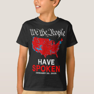 Camiseta El Pueblo Ha Hablado 20 de Enero de 2025 Trump El