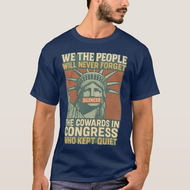 Camiseta El pueblo nunca olvidará (Anverso)